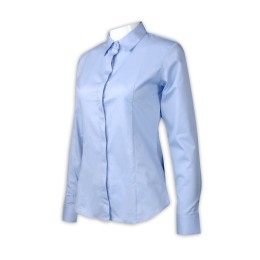 R235  manufacture Blouses style Design Ms. Long sleeve Shirts uniform company R235  manufacture Blouses style Design Ms. Long sleeve Shirts uniform company